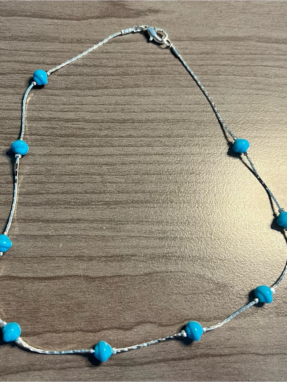 Turquoise Blue Beaded Necklace - Women Jewelry